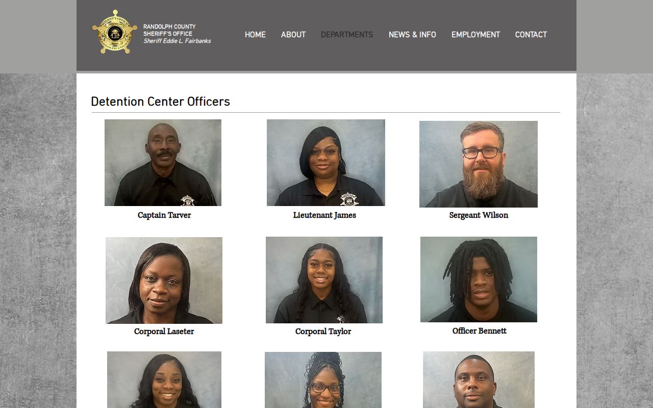 Randolph County Jail detention-center information and intake facility